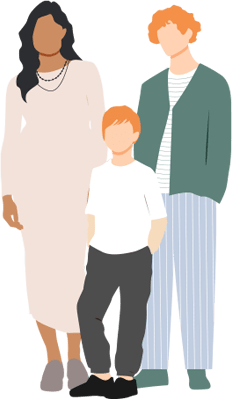 Couple with young boy